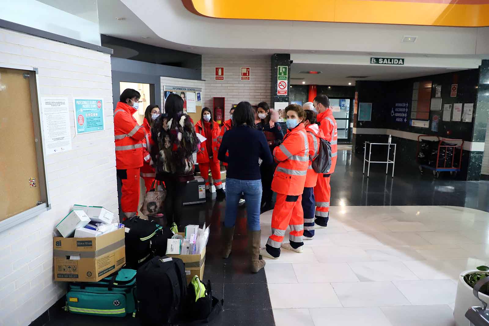 Ardua tarea de los profesionales que han vacunado durante seis semanas a usuarios de residencias y centros de personas dependientes.