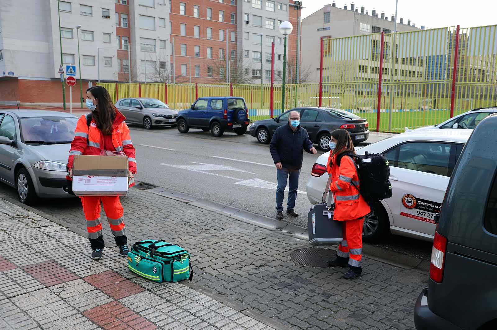 Ardua tarea de los profesionales que han vacunado durante seis semanas a usuarios de residencias y centros de personas dependientes.