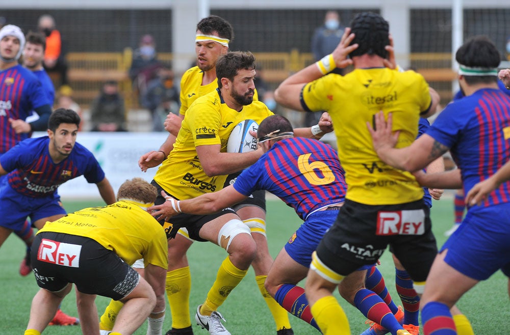 Fotos: El UBU Bajo Cero - Barça Rugby, en imágenes