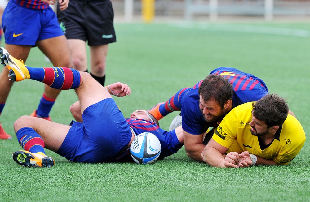 Fotos: El UBU Bajo Cero - Barça Rugby, en imágenes