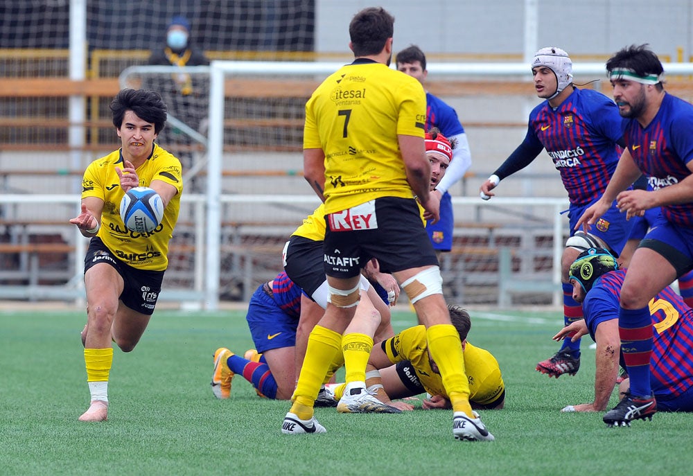 Fotos: El UBU Bajo Cero - Barça Rugby, en imágenes