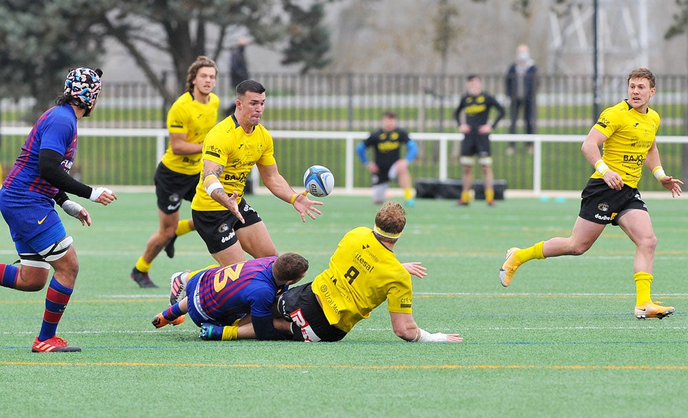 Fotos: El UBU Bajo Cero - Barça Rugby, en imágenes