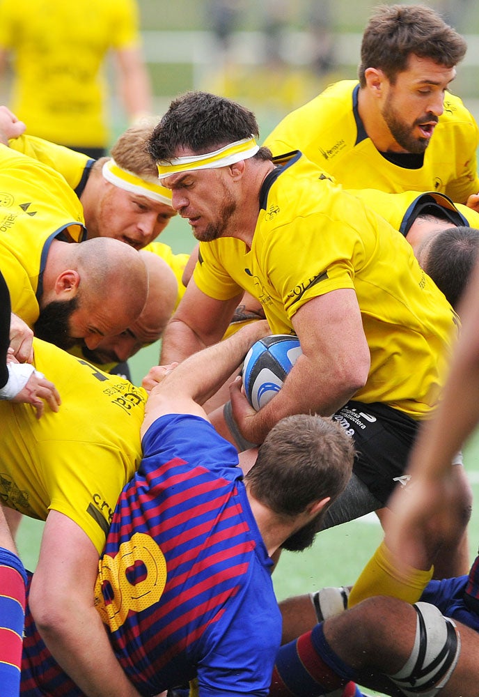 Fotos: El UBU Bajo Cero - Barça Rugby, en imágenes