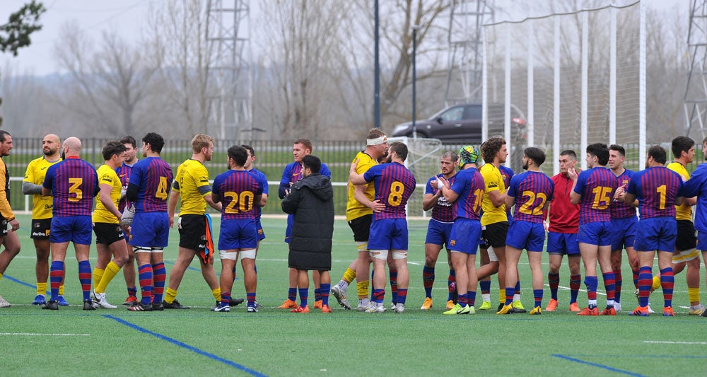 Fotos: El UBU Bajo Cero - Barça Rugby, en imágenes