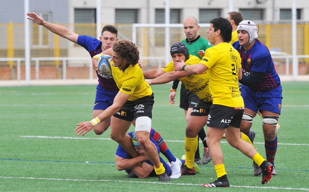 Fotos: El UBU Bajo Cero - Barça Rugby, en imágenes
