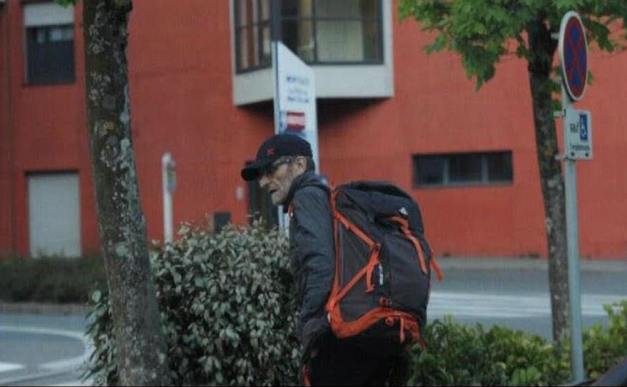 Josu Ternera justo antes de su detención en mayo de 2019.