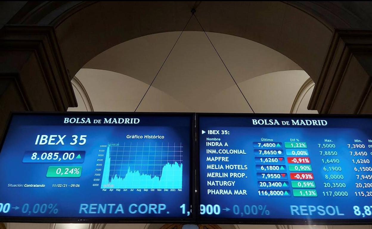 Imagen de recurso de la Bolsa de Madrid 