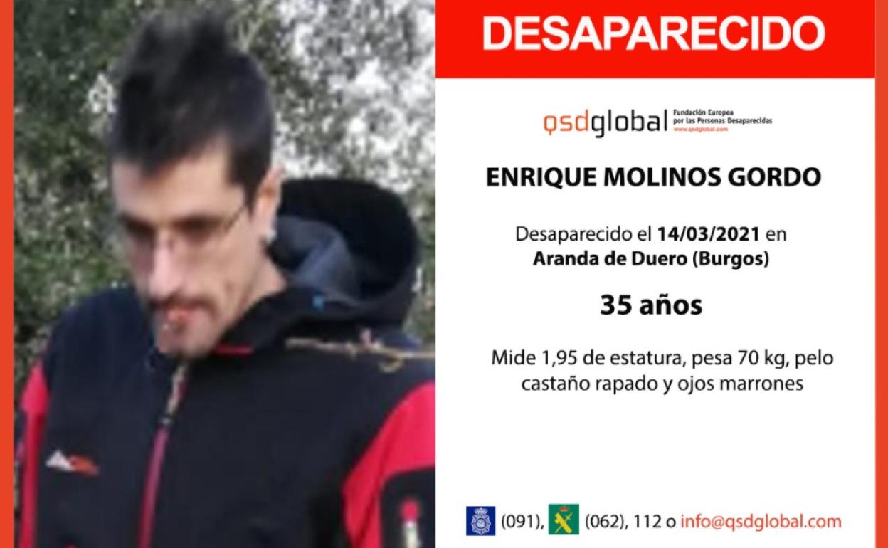 Denuncian la desaparición de un varón de 35 años en Aranda