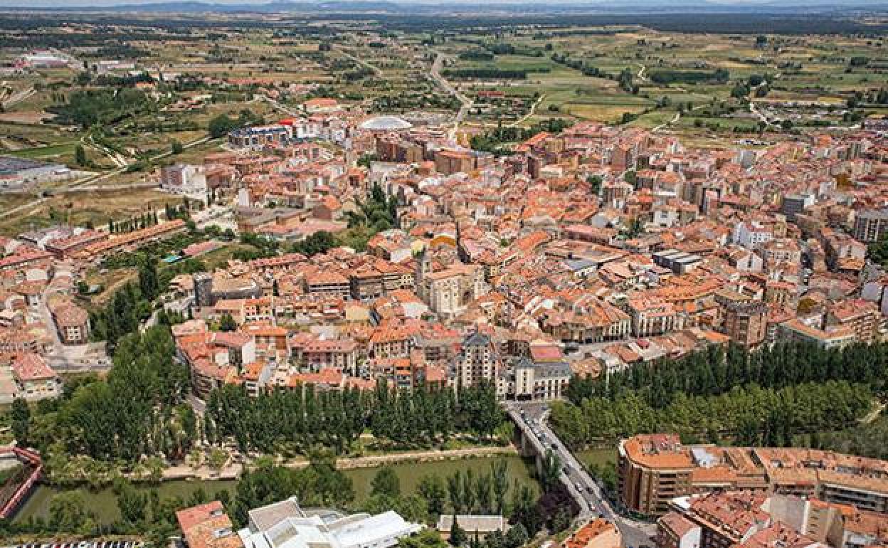 Imagen aérea de Aranda.