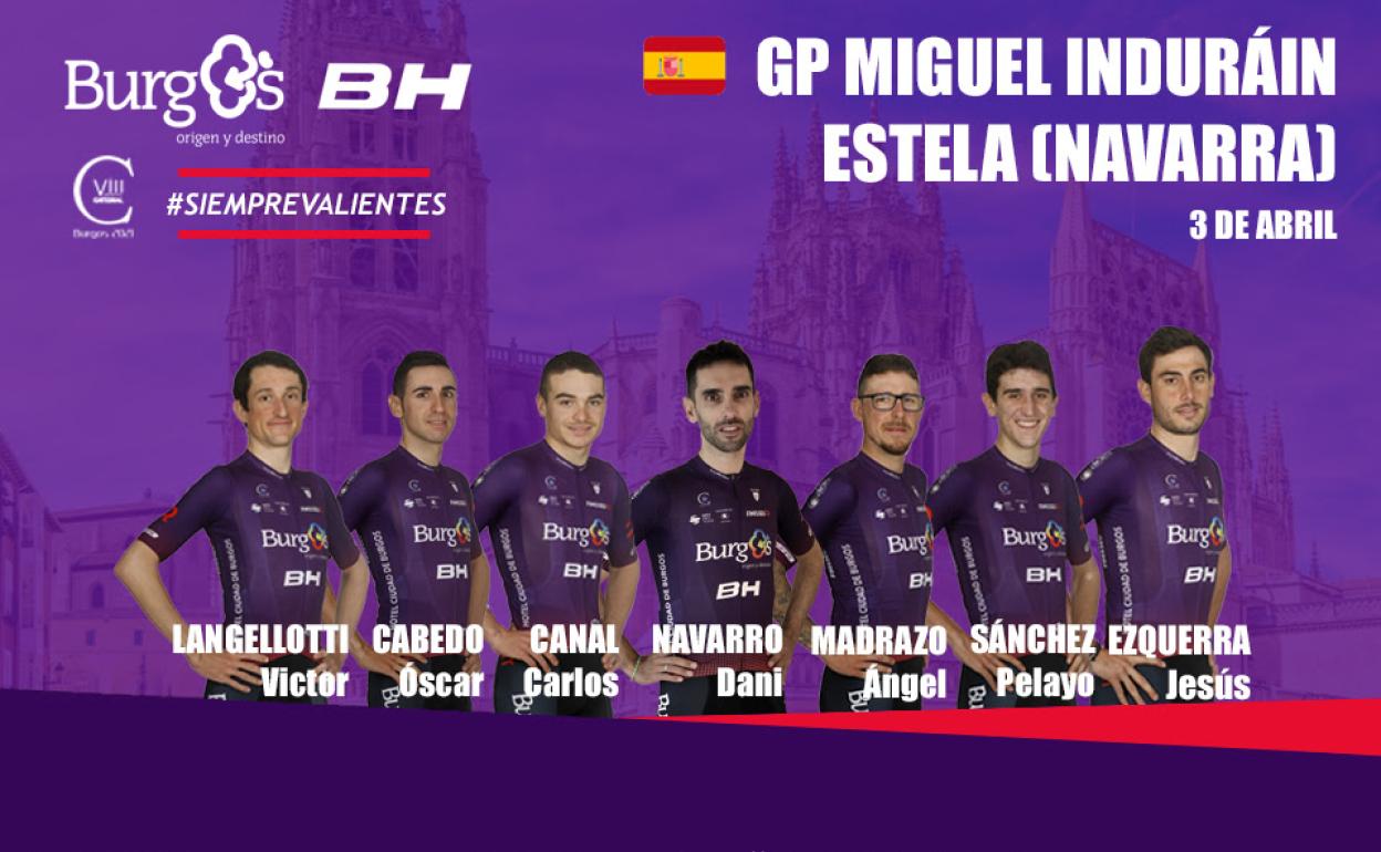 El Burgos BH se desdobla para participar en el GP Miguel Induráin y la Roue Tourangelle