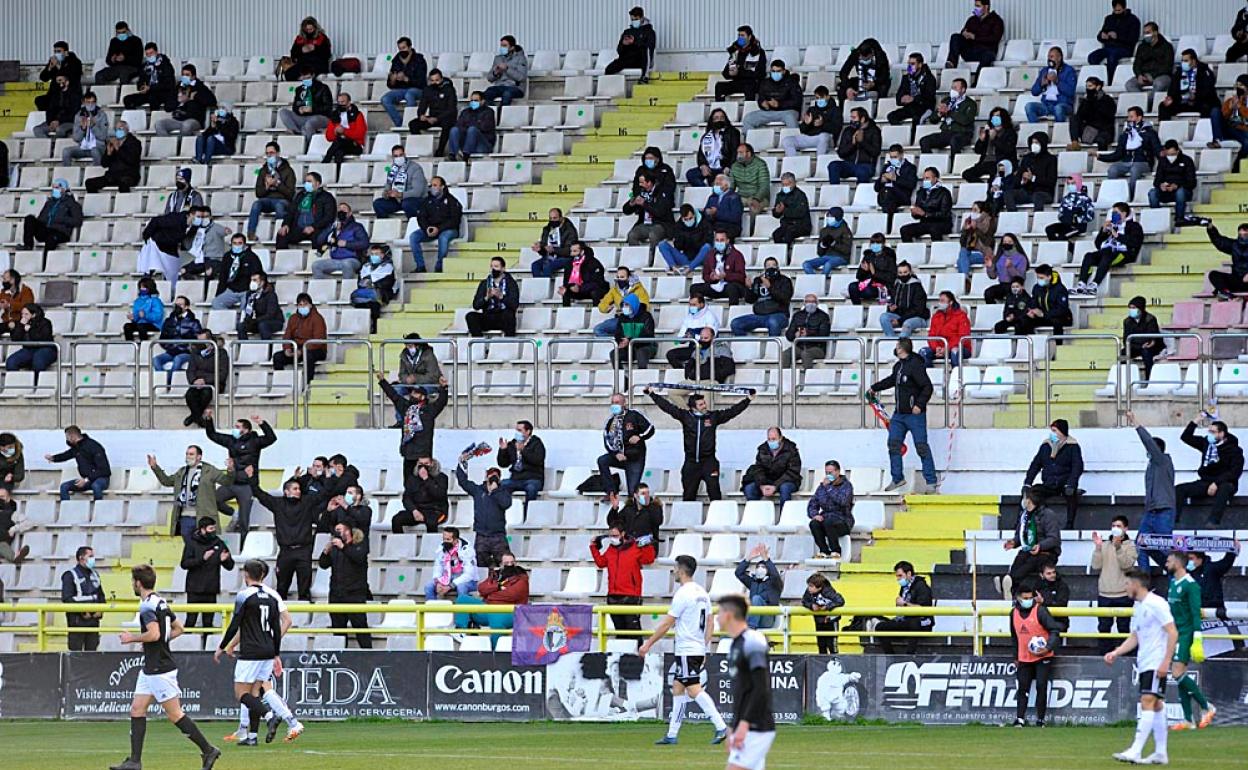 Imagen del encuentro del Burgos CF ante el Lealtad..