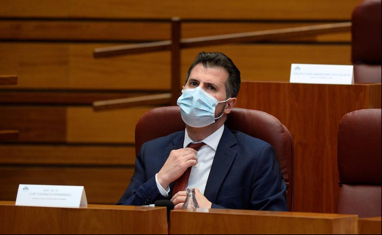 Tudanca, en las Cortes.