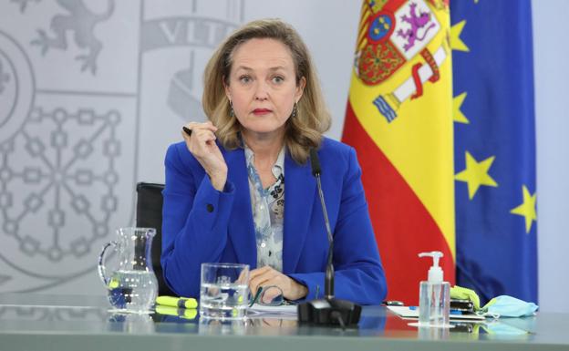 La vicepresidenta segunda del Gobierno y ministra de Asuntos Económicos y Transformación Digital, Nadia Calviño. 