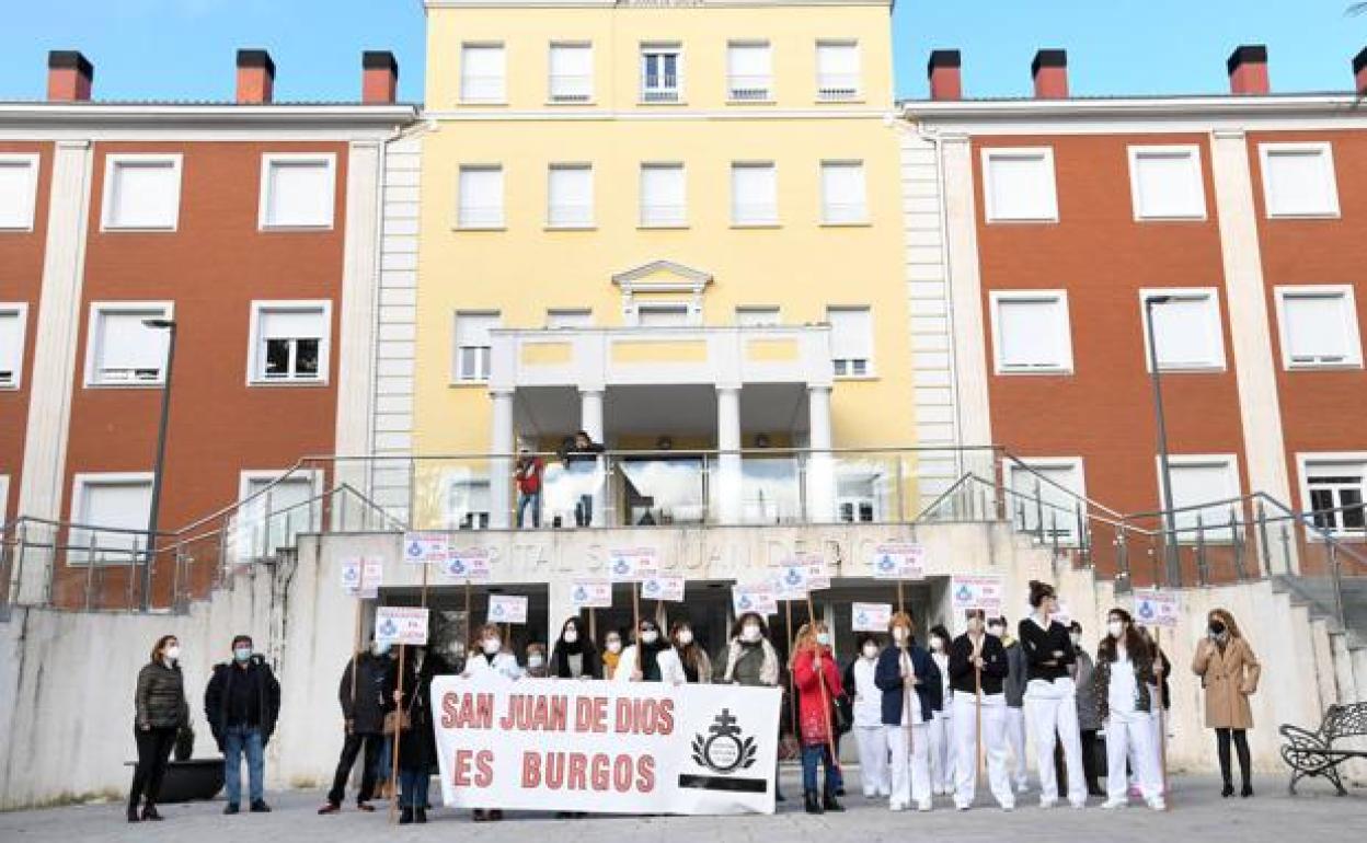 Imagen de las protestas de los trabajadores ante el anuncio de cierre del año pasado.