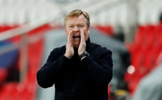 Ronald Koeman, entrenador del Barça. 