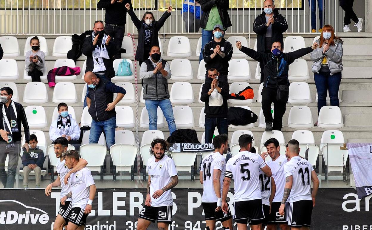 Imagen del último encuentro del Burgos CF en El Plantío.