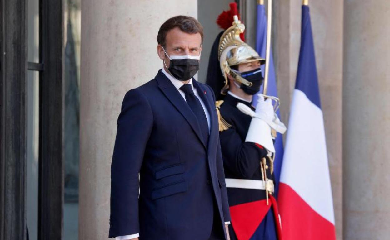 El presidente francés, Emmanuel Macron, en el Elíseo.