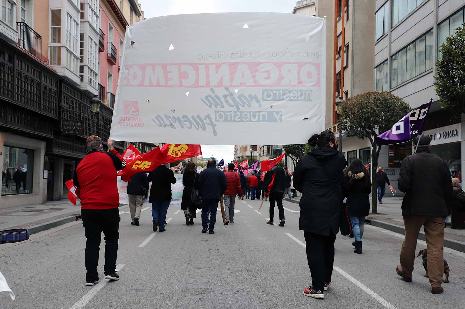 Multitudinaria concentración en Burgos en el 1º de Mayo,