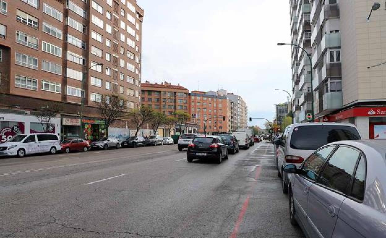 Calle Vitoria en Gamonal. 