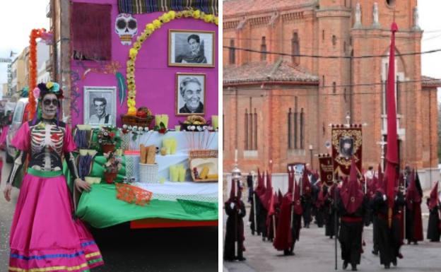 Sábado de Piñata y procesión de Semana Santa.