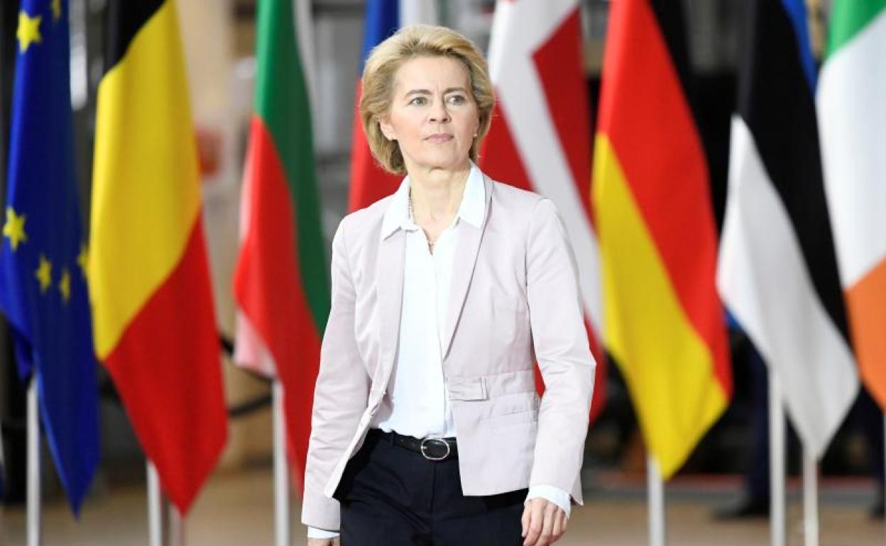 Ursula Von der Leyen, presidenta de la Comisión Europea. 