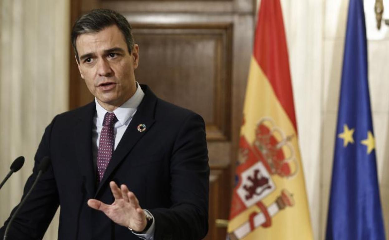 El presidente del Gobierno Pedro Sánchez. 