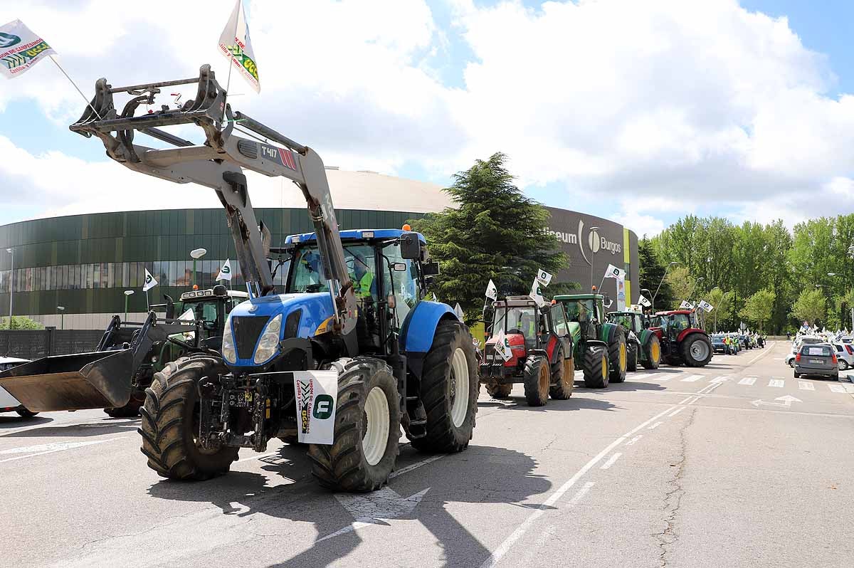 Fotos: Agricultores y ganaderos exigen en Burgos una PAC para los profesionales y los que paguen la Seguridad Social Agraria