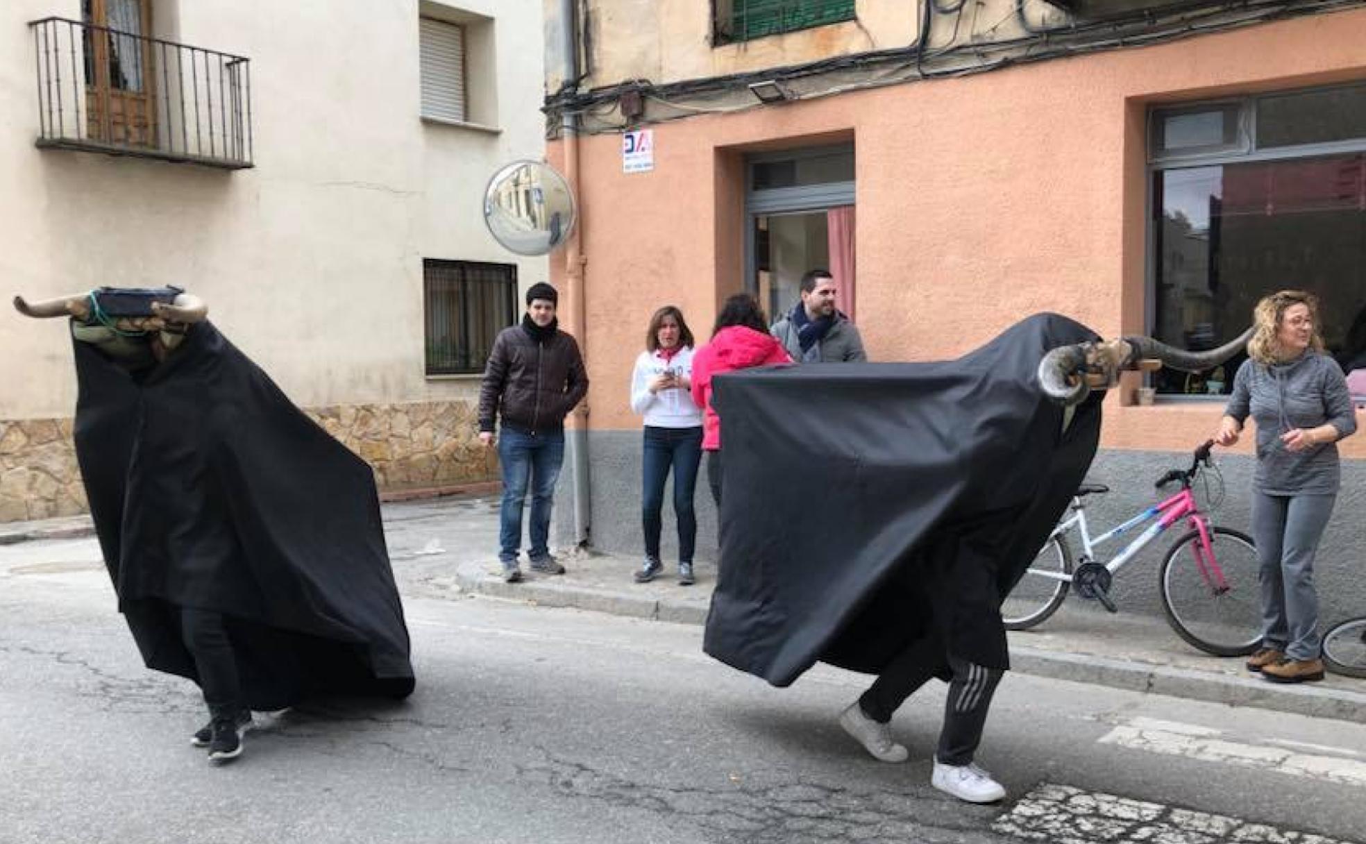 Fiesta de la vaquilla de Fuenterrebollo.