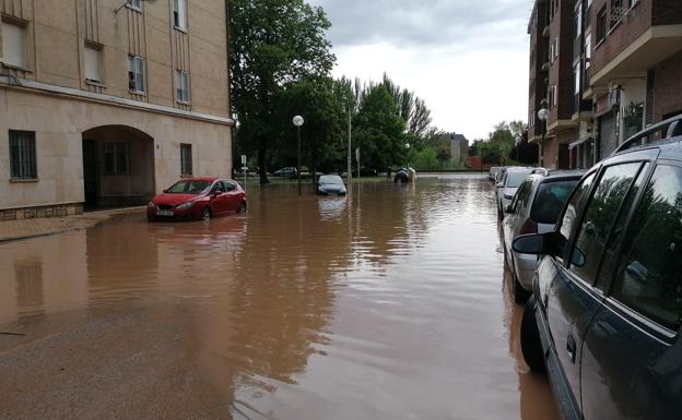 Barrio de Fuentecillas tras la tormenta.