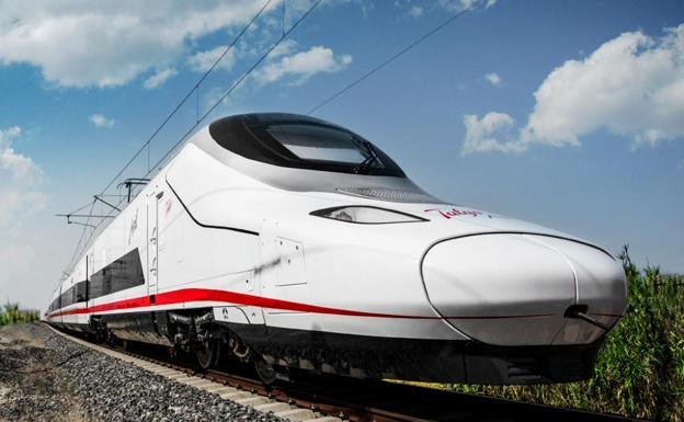 Un talgo en pruebas supera los 360 kilómetros por hora entre Burgos y Venta de Baños