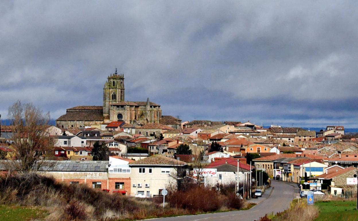 Panorámica de Sasamón.