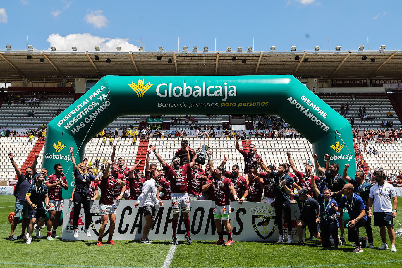 El partido se disputó en el Carlos Belmonte de Albacete. 