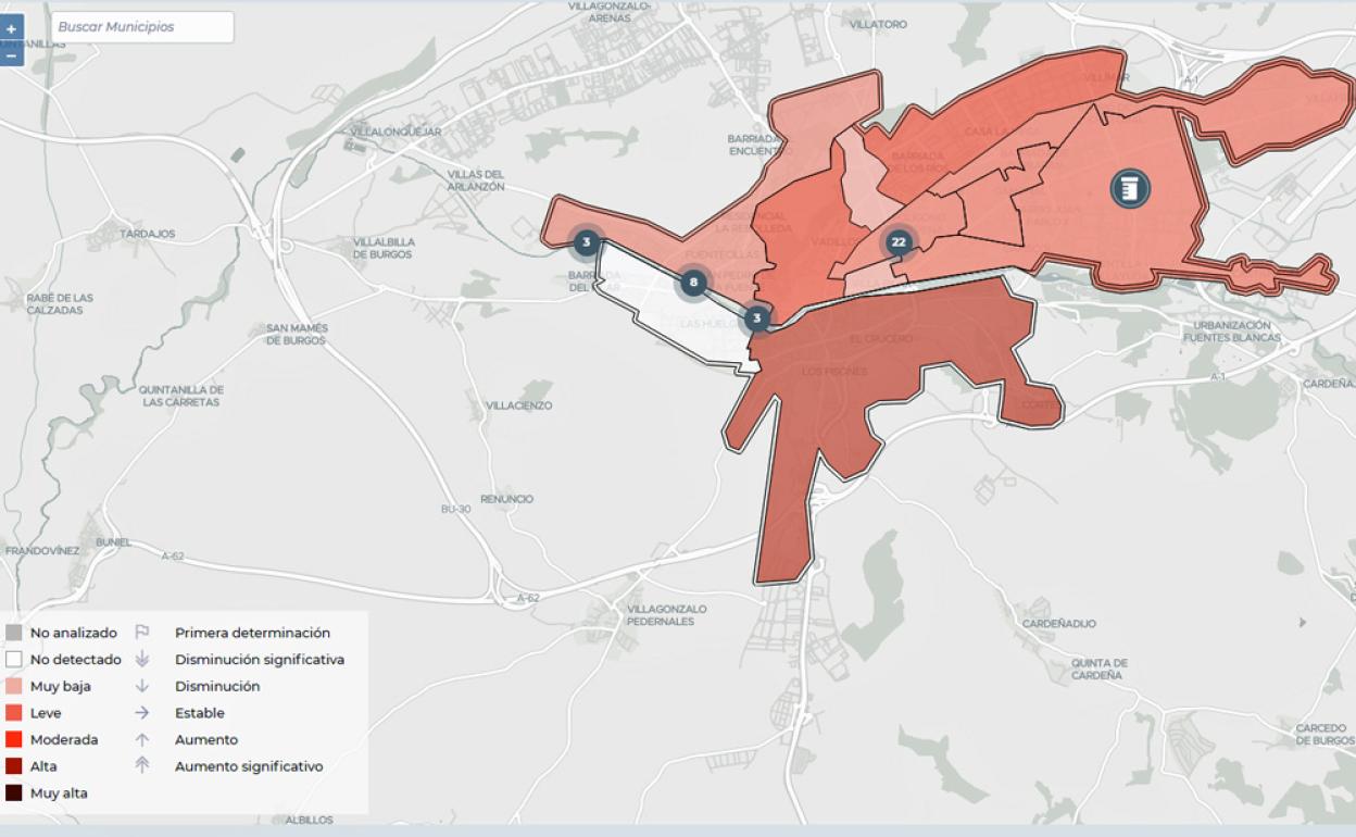 Una web recoge los análisis covid de las aguas residuales de Burgos