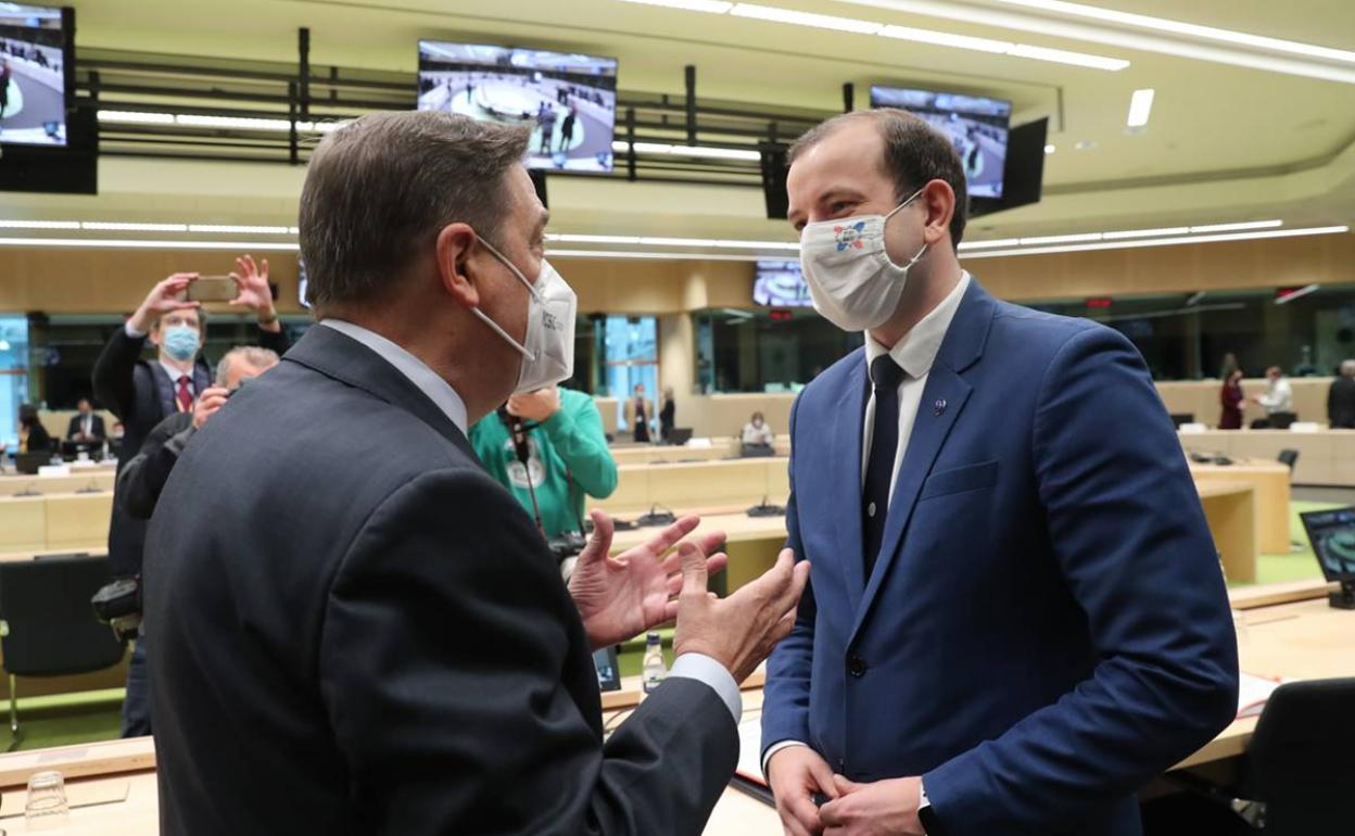 Planas durante una de las reuniones del Consejo de la Unión Europea. 