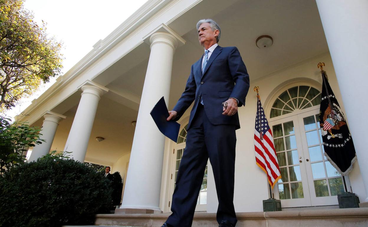 El presidente de la Fed, Jerome Powell. 