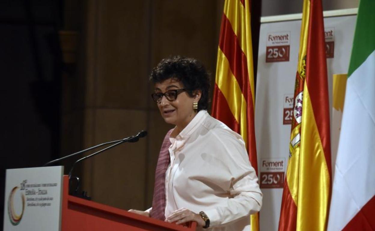 La ministra de Asuntos Exteriores, Unión Europea y Cooperación, Arancha González Laya. 