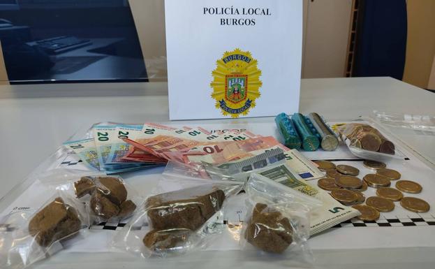 Detienen a un varón en Burgos con 72 gramos de hachís por un delito contra la salud pública