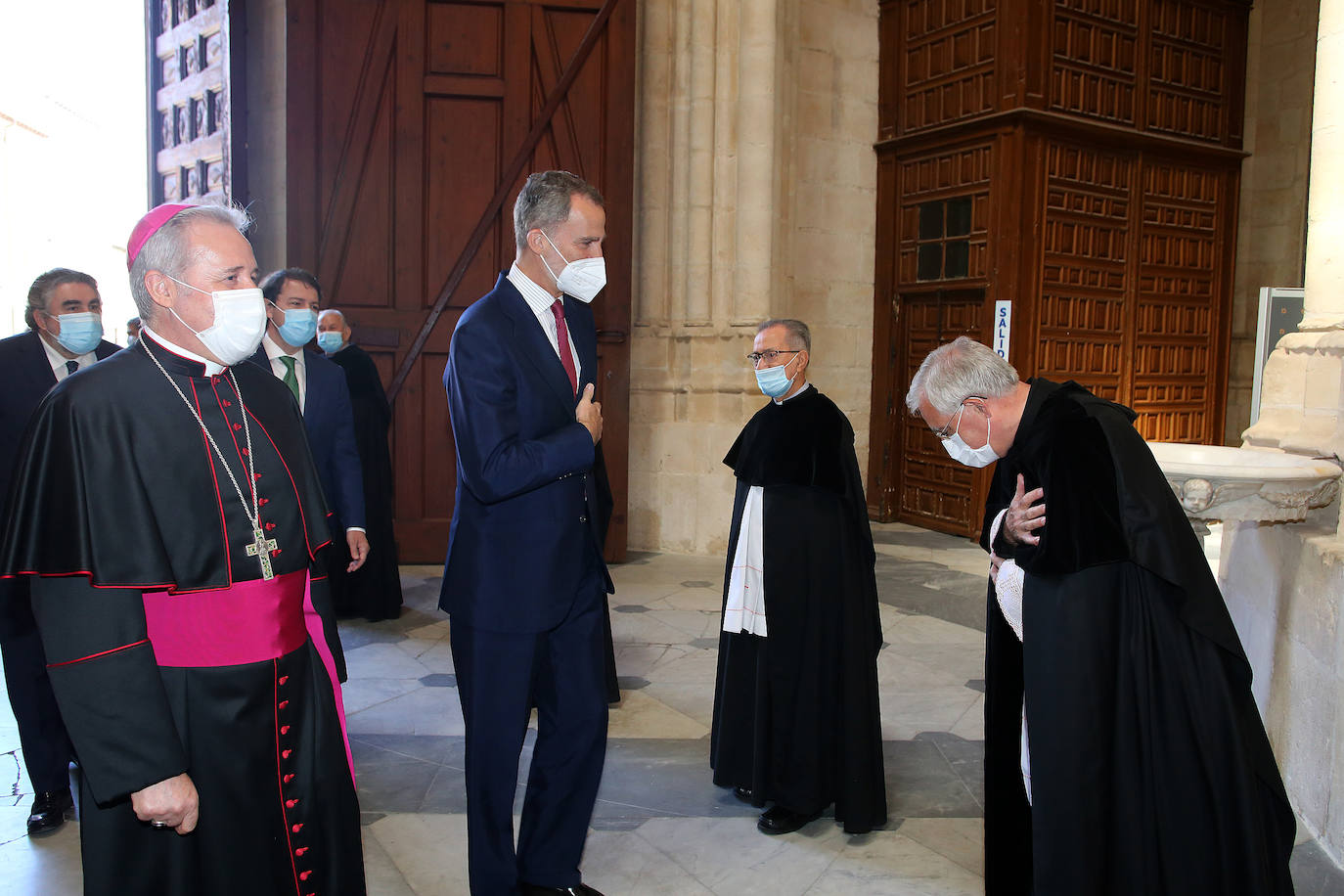 Fotos: Visita de Felipe VI a la muestra Las Edades del Hombre de Burgos