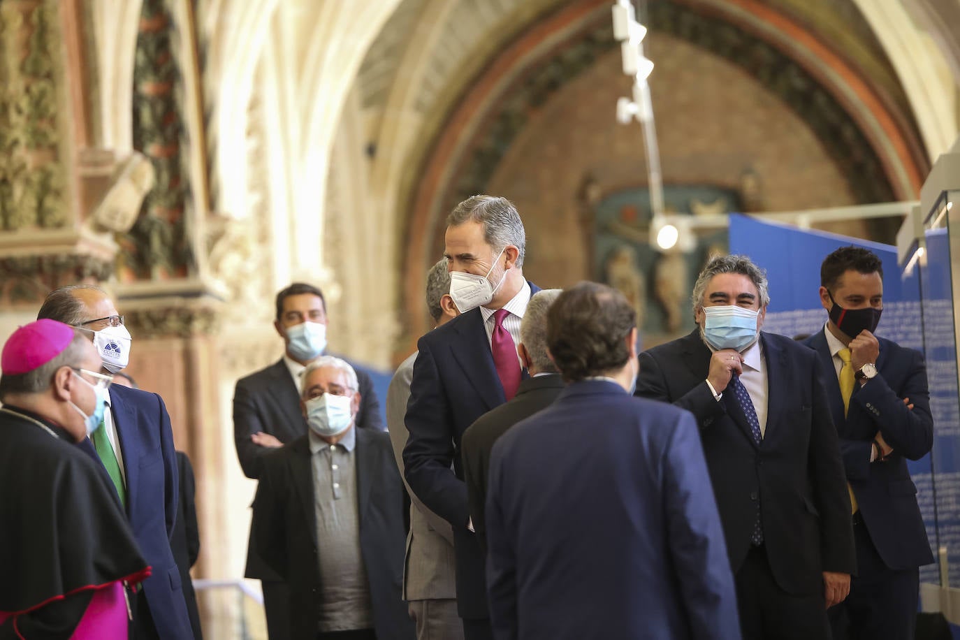 Fotos: Visita de Felipe VI a la muestra Las Edades del Hombre de Burgos