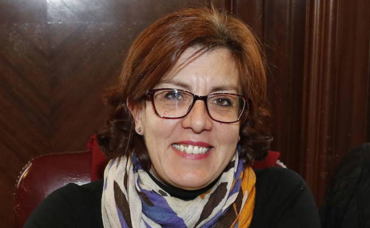 La alcaldesa de Villarramiel, María Nuria Simón.