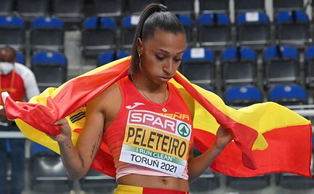 La atleta de triple salto Ana Peleteiro.