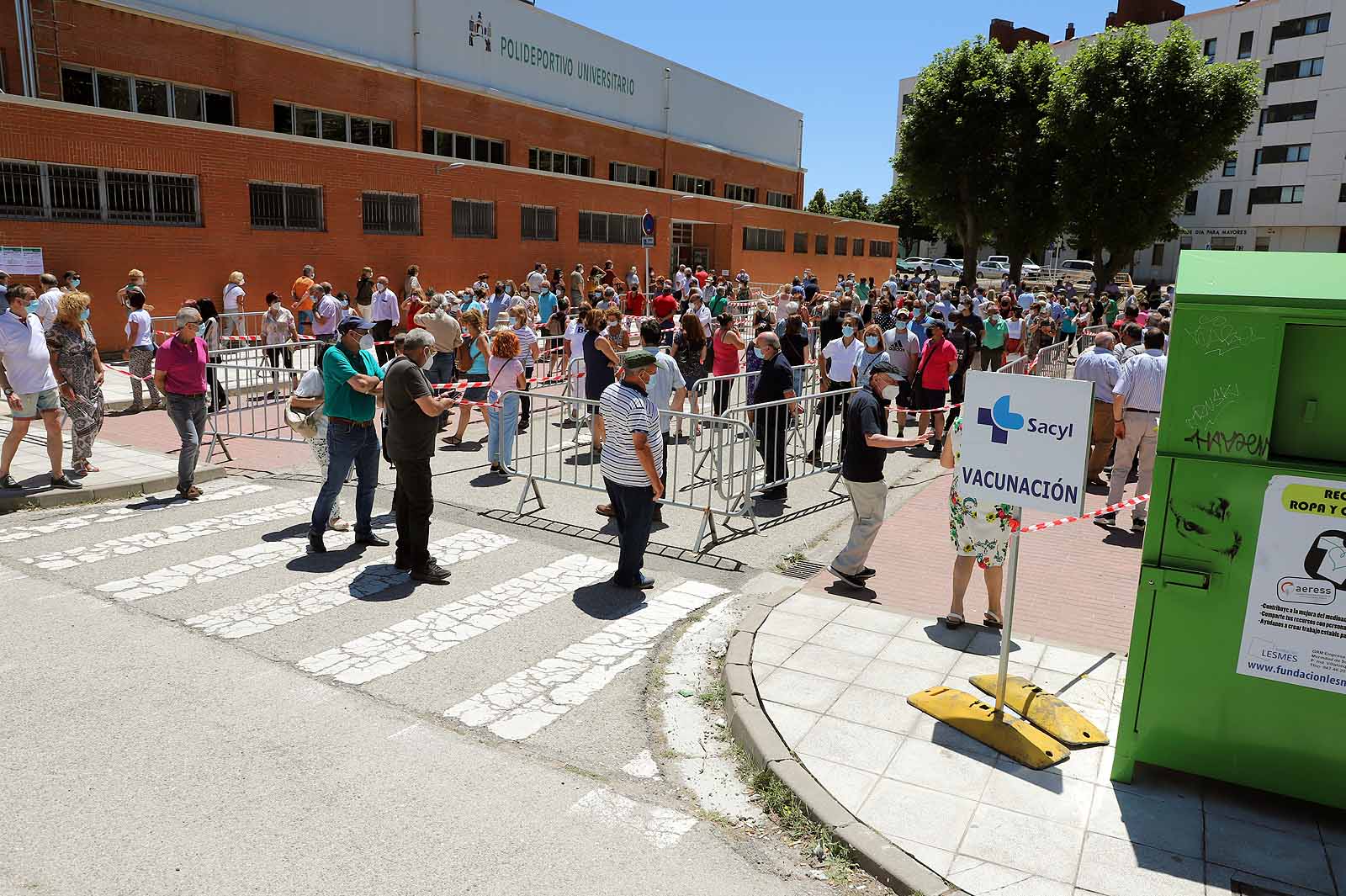 5.000 burgaleses se dieron cita para completar la pauta contra la covid.