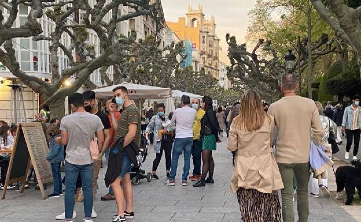 La consejera de Sanidad ha alertado del incremento de la incidencia en Burgos.