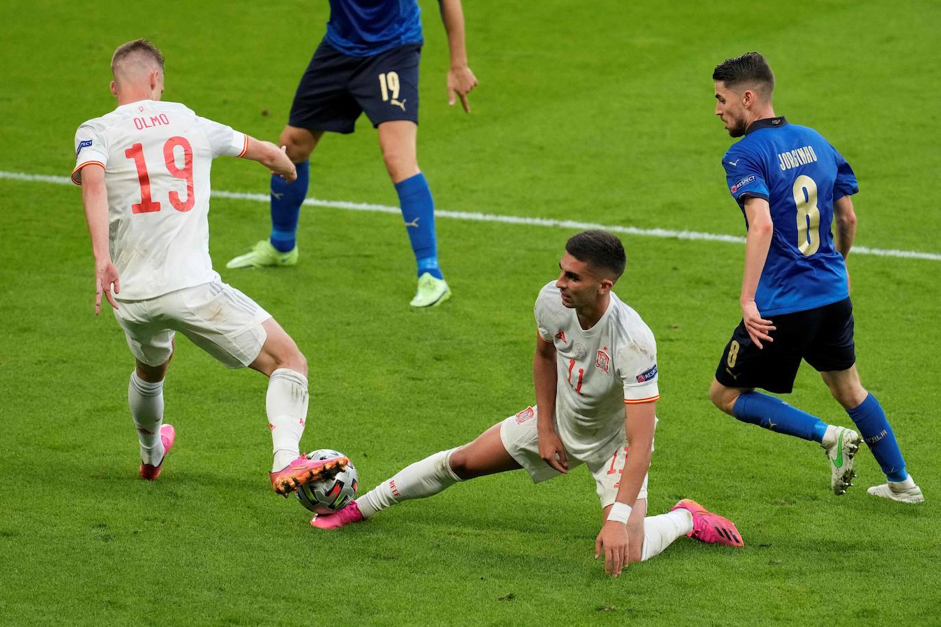 Fotos: Italia-España, en imágenes