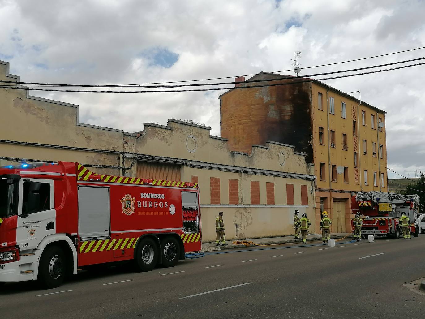 Fotos: El incendio en un solar permite descubrir droga y salvar a varios galgos enjaulados