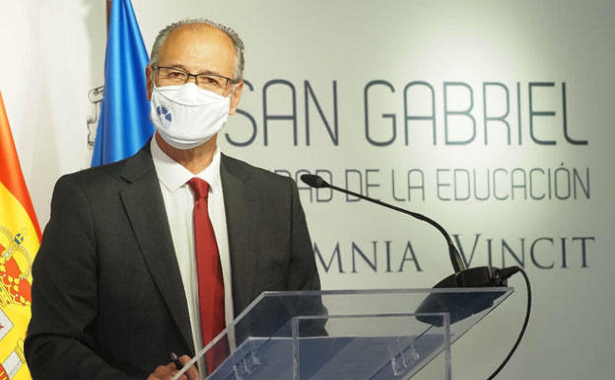 Luis Fuentes durante su intervención. 