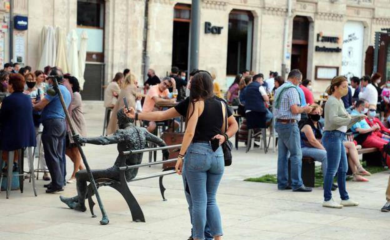 La incidencia de la covid en Burgos se encuentra en riesgo extremo.