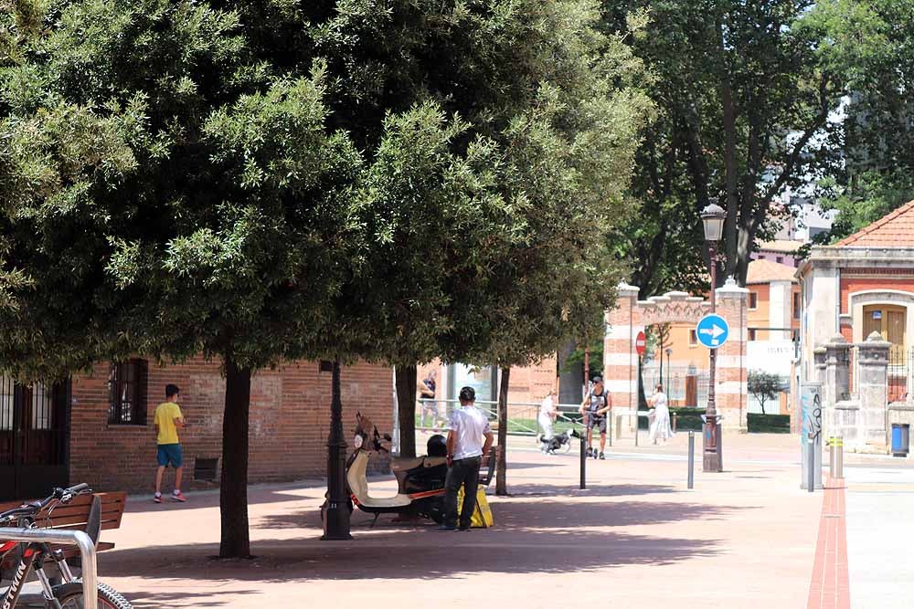 Fotos: Los burgaleses se refugian del calor en sombras y terrazas