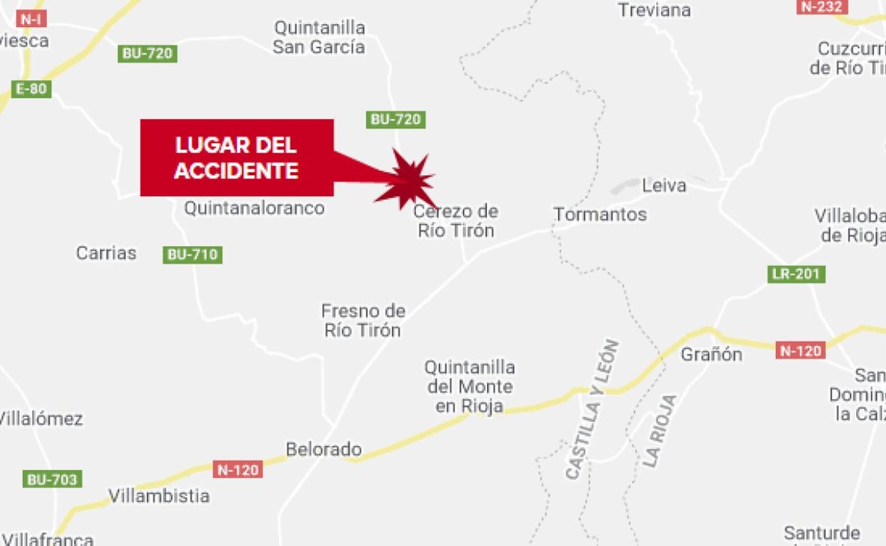 Sucesos en Burgos: Fallece el alcalde de Zuñeda en un accidente de tráfico