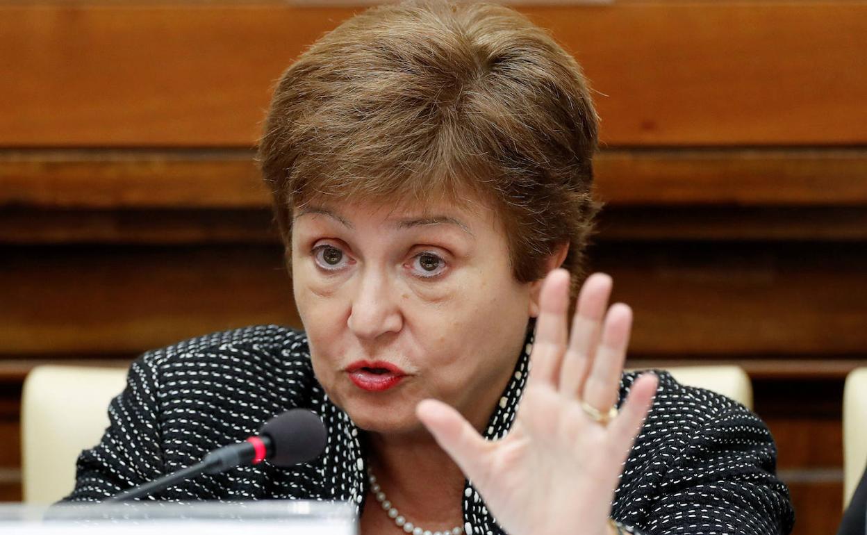 La directora del FMI, Kristalina Georgieva.